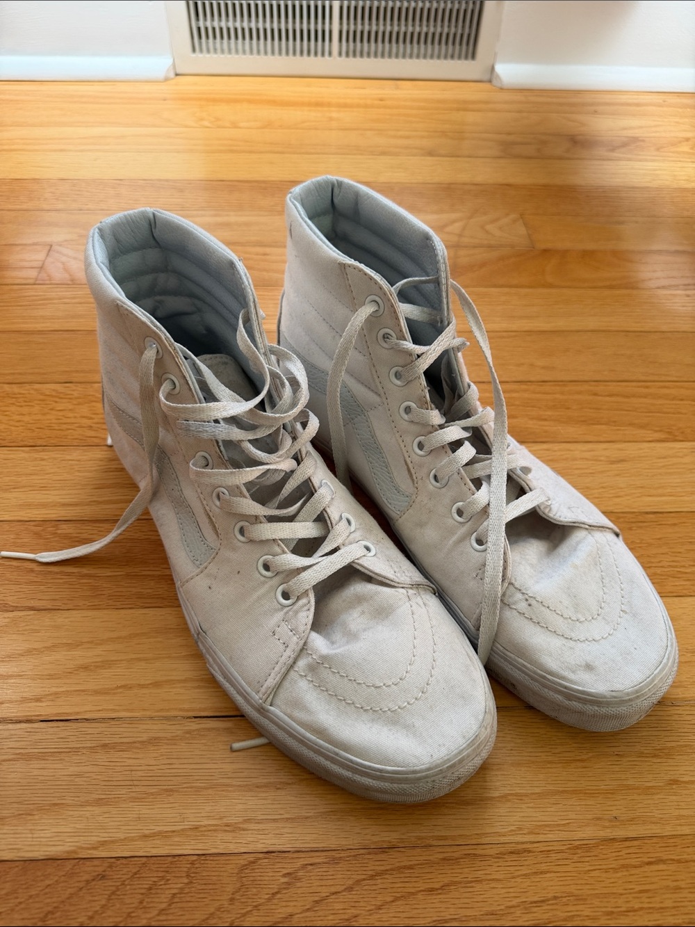 white high top vans